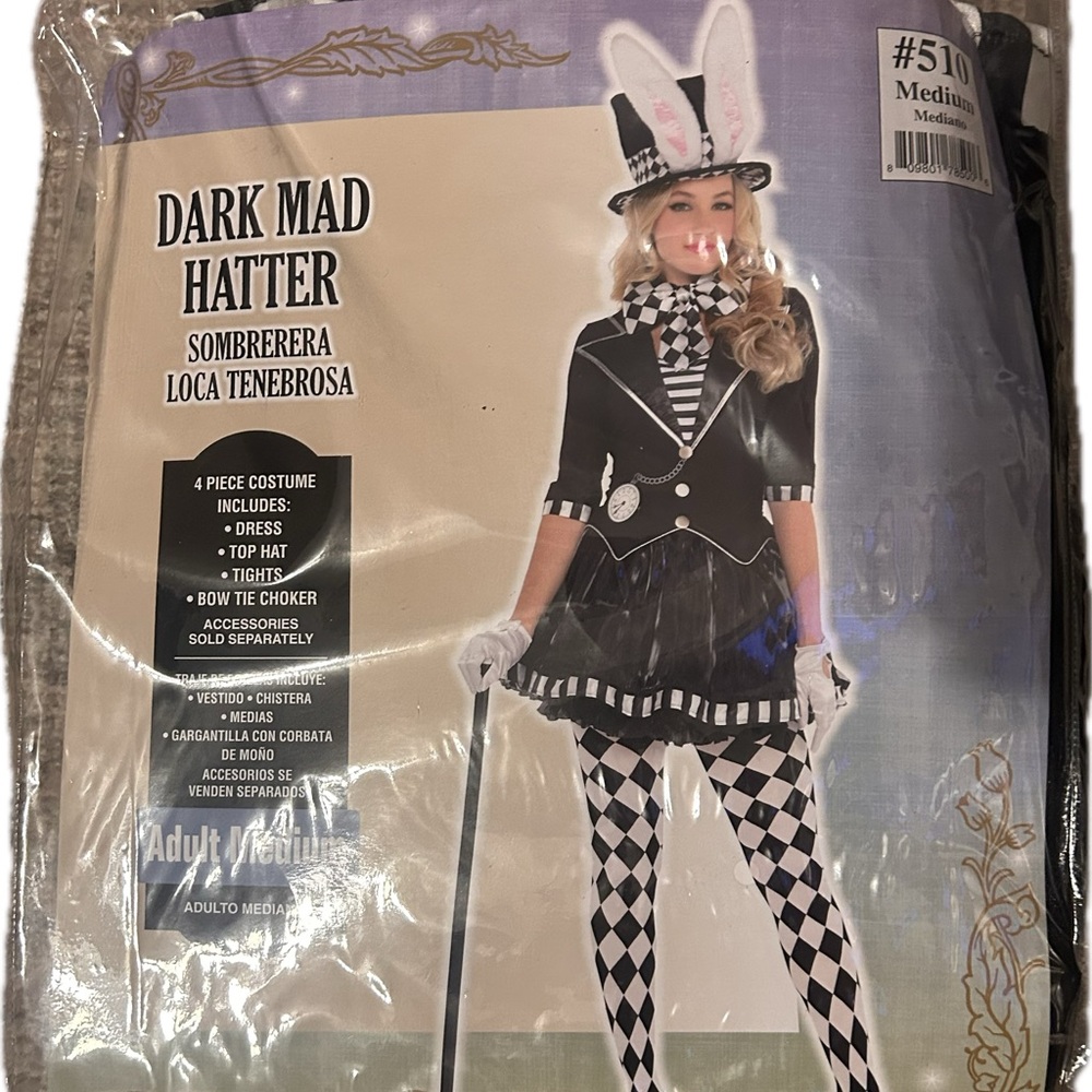 Dark Mad Hatter adult Costume